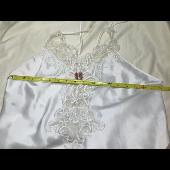 Vintage California Dynasty Satin Nightgown Slip L - Picture 11 of 12